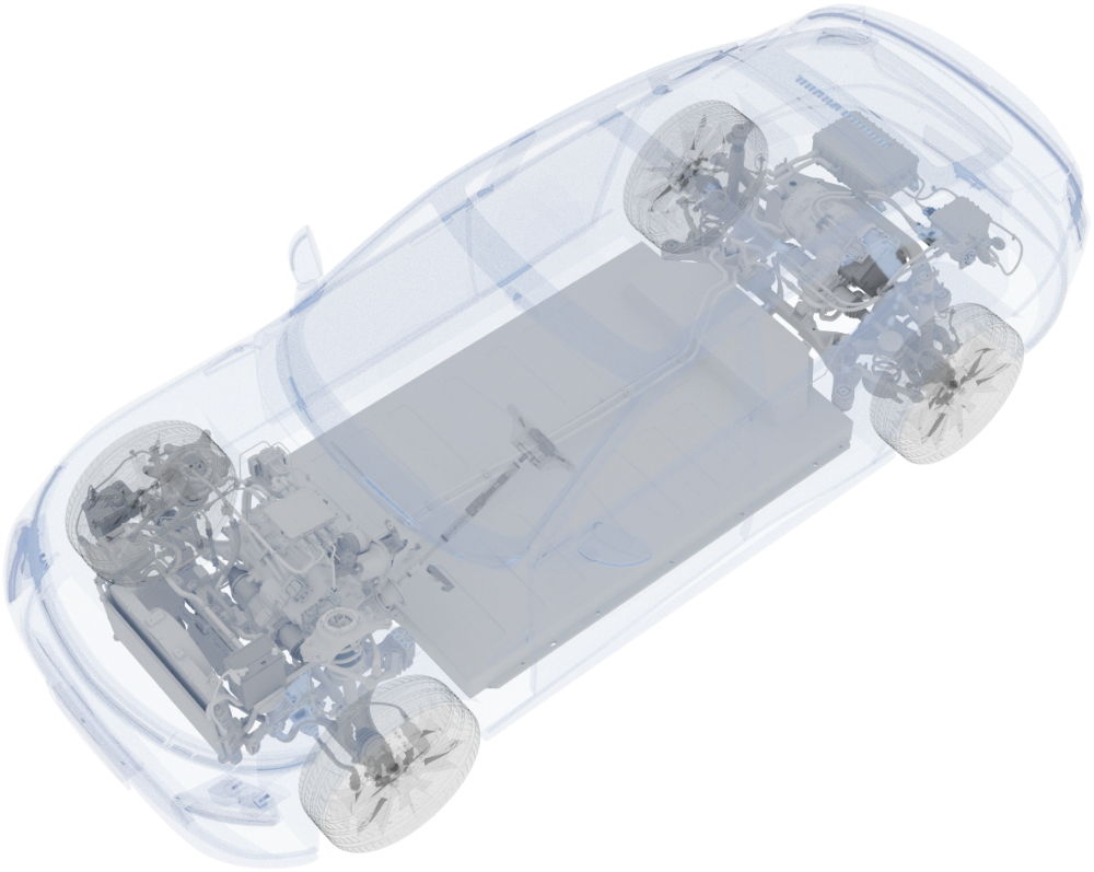3D image of a car