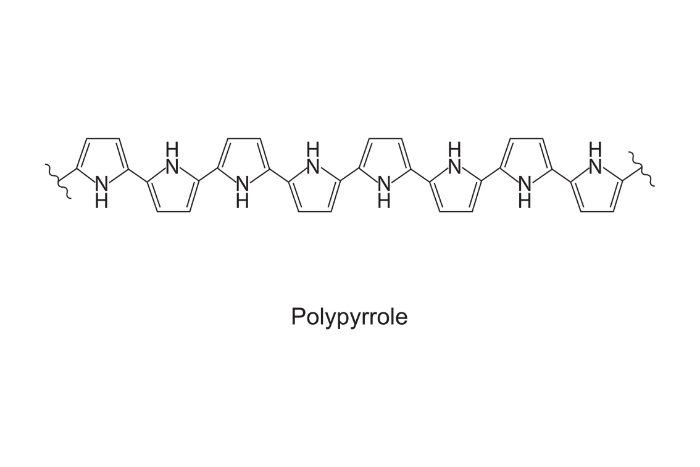 Polypyrrole and polyaniline