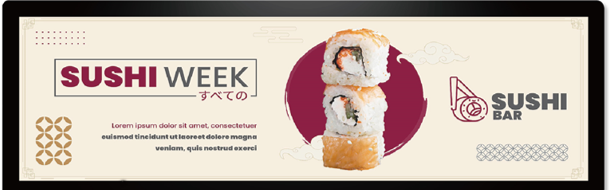 28 inch 彩色EPD電子紙廣告用看板