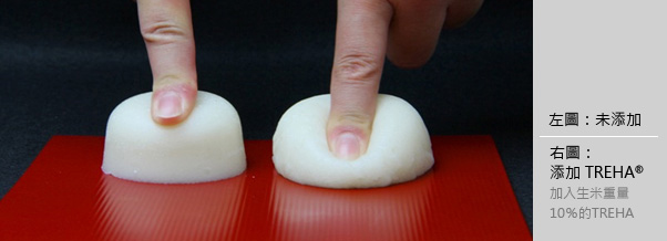 比較麻糬軟硬度