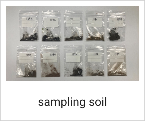 sampling soil
